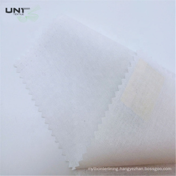 fusible woven brushed shirt cotton collar fusing interlining fabric